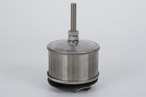doppio ugello di doppio fondo del filtro da flusso ss Johnson Screen Nozzle Wedge Wire di 82mm