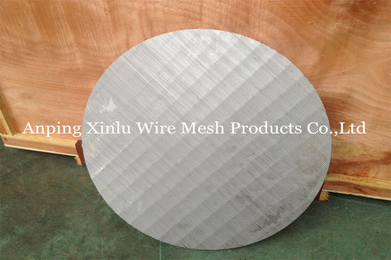 Pannello del diametro 500mm Johnson Wedge Wire Screen Flat per il filtraggio e l'essiccazione dei cereali