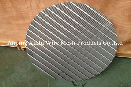 Pannello del diametro 500mm Johnson Wedge Wire Screen Flat per il filtraggio e l'essiccazione dei cereali
