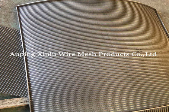 Scanalatura 0,04&quot; pannello di Johnson Vee Wire Screen Plate Flat per il trattamento delle acque di Weaste