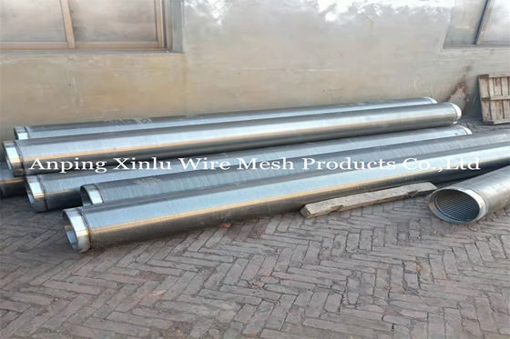 Acciaio continuo 304 Johnson Wedge Wire Screen Tubes di Stainnless della scanalatura 8&quot; X 10ft
