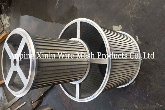 Ring Johnson Wedge Wire Screen Pipe di saldatura con la tecnica di saldatura del punto