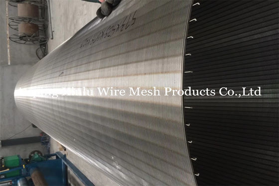 Ring Johnson Wedge Wire Screen Pipe di saldatura con la tecnica di saldatura del punto