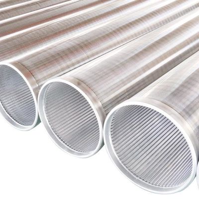 scanalatura continua Vee Wire Wrapped Screen Pipe di 3.2x6mm per trivellazione profonda