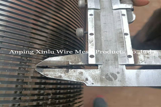 scanalatura continua Vee Wire Wrapped Screen Pipe di 3.2x6mm per trivellazione profonda