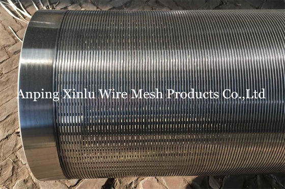 Il controllo della sabbia di acciaio inossidabile 304 scherma la lunghezza di Johnson Wire Wrapping 2900mm