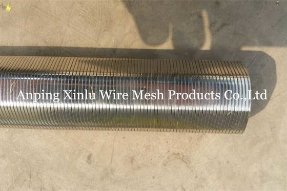 6-5/8» controllo continuo della sabbia di Vee Wire Screen Polishing For del pozzo d'acqua della scanalatura