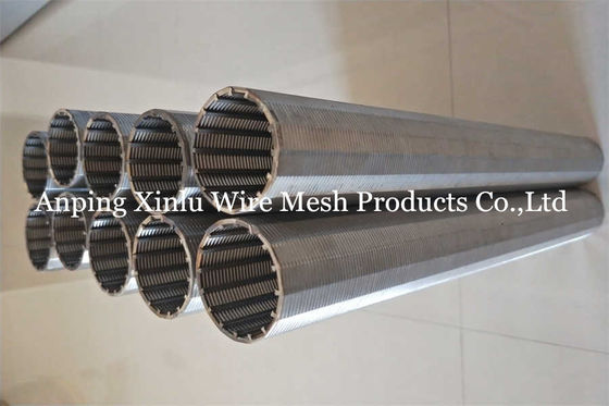 6-5/8» controllo continuo della sabbia di Vee Wire Screen Polishing For del pozzo d'acqua della scanalatura