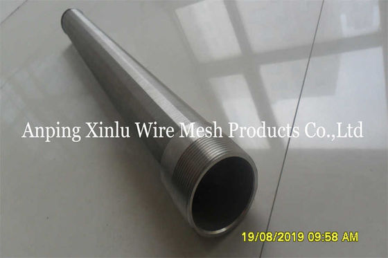 Diametro continuo di Johnson Wire Screen Sand Control 89mm della scanalatura