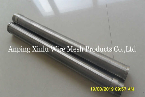 Diametro continuo di Johnson Wire Screen Sand Control 89mm della scanalatura