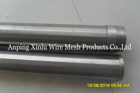Diametro continuo di Johnson Wire Screen Sand Control 89mm della scanalatura