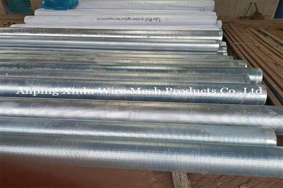 6m di lunghezza standard filo avvolto slot continuo Johson Acqua e pozzi di petrolio schermi con Q235 materiale in acciaio mite