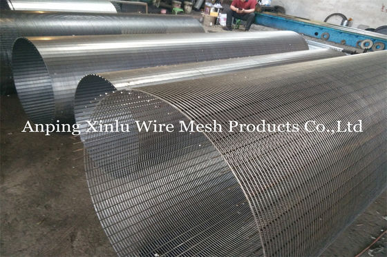 Tamburo rotatorio Johnson Type Wedge Wire OD920mm dello schermo di acciaio inossidabile