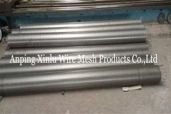 Acciaio inossidabile 273mm non magnetici del tubo del filtro per pozzi di Vee Shaped Continuous Slot Water