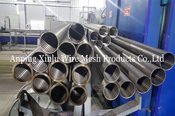 Diametro continuo 125mm della scanalatura del tubo di Johnson Type Wedge Wire Screen