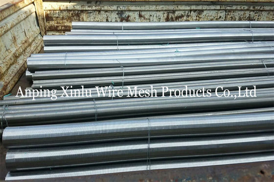 Diametro continuo 125mm della scanalatura del tubo di Johnson Type Wedge Wire Screen